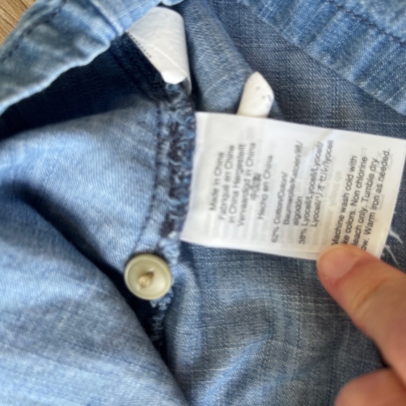 Madewell Denim Top - Picture 4 of 9